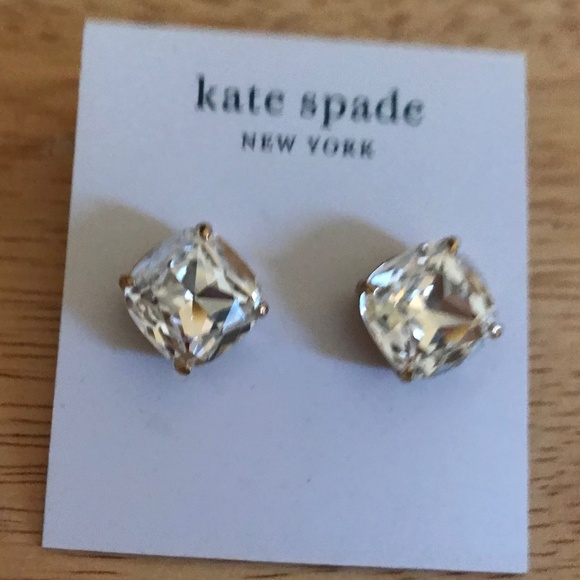 Kate Spade New York Square Stud Earrings New With Tag Style Number WBRU5044 - Picture 2 of 9